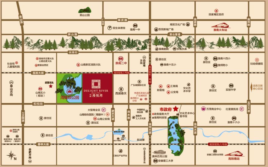 淮南C位出道！淮南山南二中旁進駐大牌房企！項目效果圖曝光預計住宅總戶數(shù)約1500戶進來了解一下！