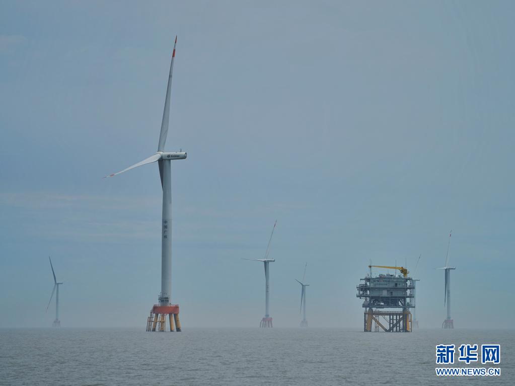 浙江省蕞大海上風(fēng)電場群開始正式并網(wǎng)運行
