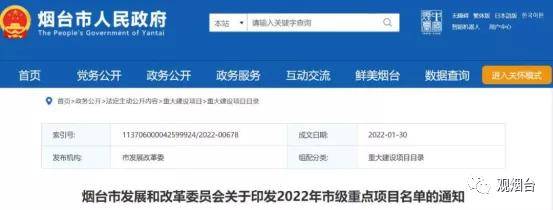 “觀煙臺(tái)”特稿丨上班首日煙臺(tái)敲定今年300個(gè)市級(jí)重點(diǎn)項(xiàng)目