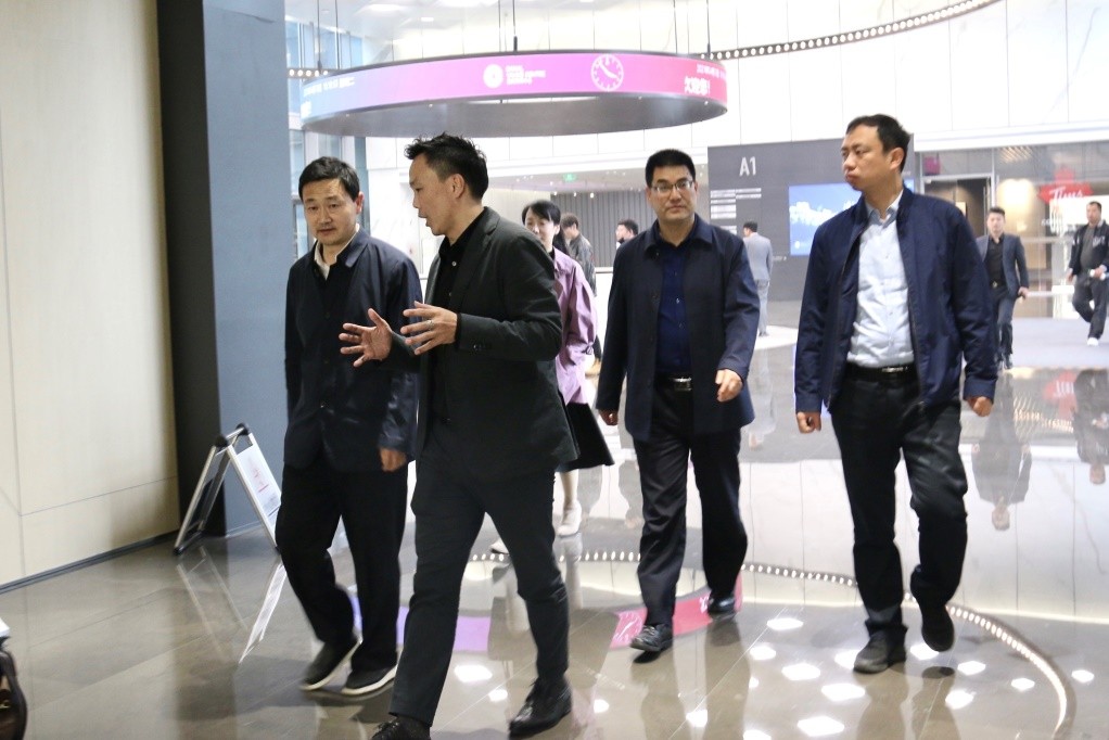 陜西省寶雞市金臺區(qū)領導蒞臨浙江跨海控股集團參觀考察